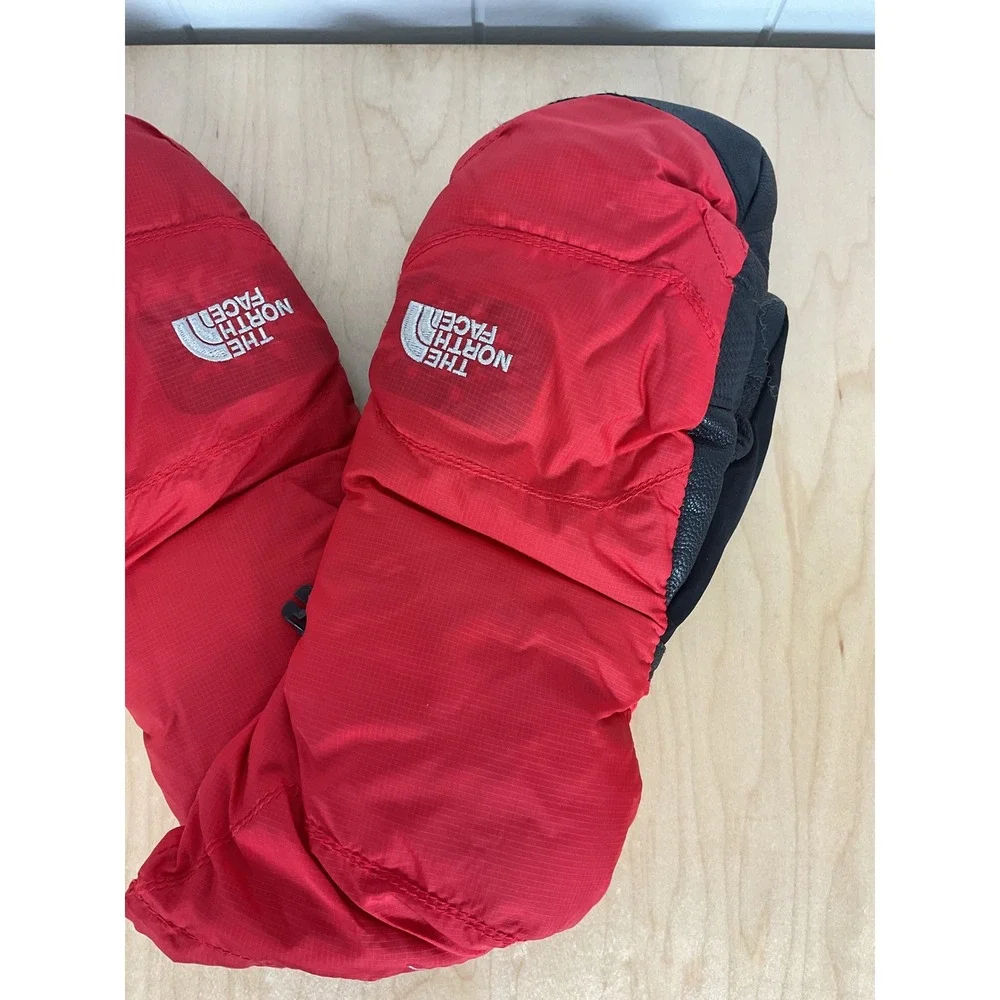 The‎ North Face Nuptse Mittens Red Black Unisex